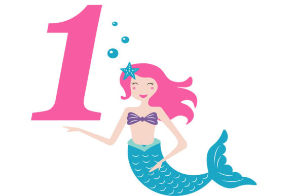 Download Mermaid Svg , Birthday Mermaid SVG , 1 S - Premium Resources