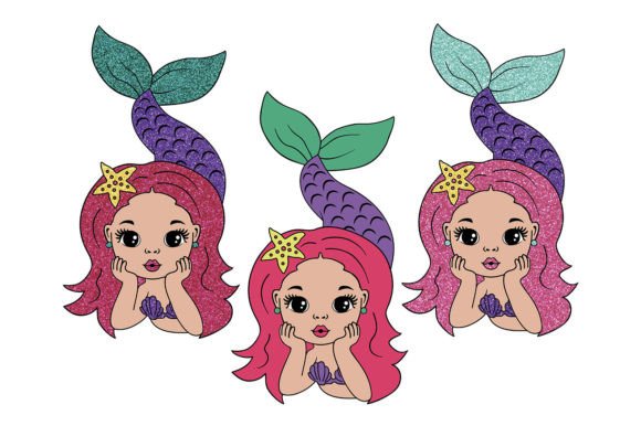 Download Mermaid Girl Svg, Mermaid Clipart - Premium Resources