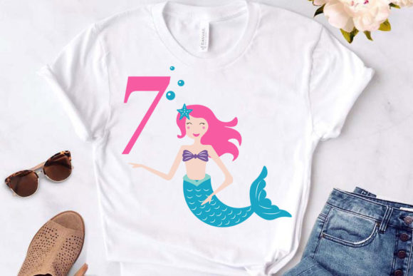 Download Mermaid , Birthday Mermaid - Premium Bundle